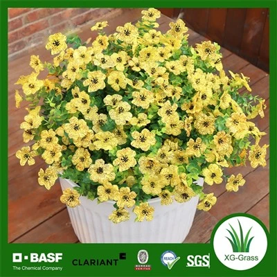 ช่อดอกไม้ประดิษฐ์สีเหลือง